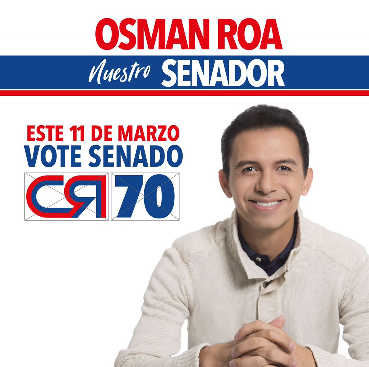 OsmanRoaJr's tweet photo. @ELTIEMPO, el más importante el periódico de Colombia 🇨🇴, gracias a su imparcialidad y trayectoria; nos cataloga como “Una muy buena opción para el Senado”. #SietePropuestasCeroCorrupción  #OsmanRoaNuestroSenador  🇨🇴 #CR70 #BoyacáVotaBoyacense https://t.co/k6S8Fp04SS https://t.co/JwuUF11nYC