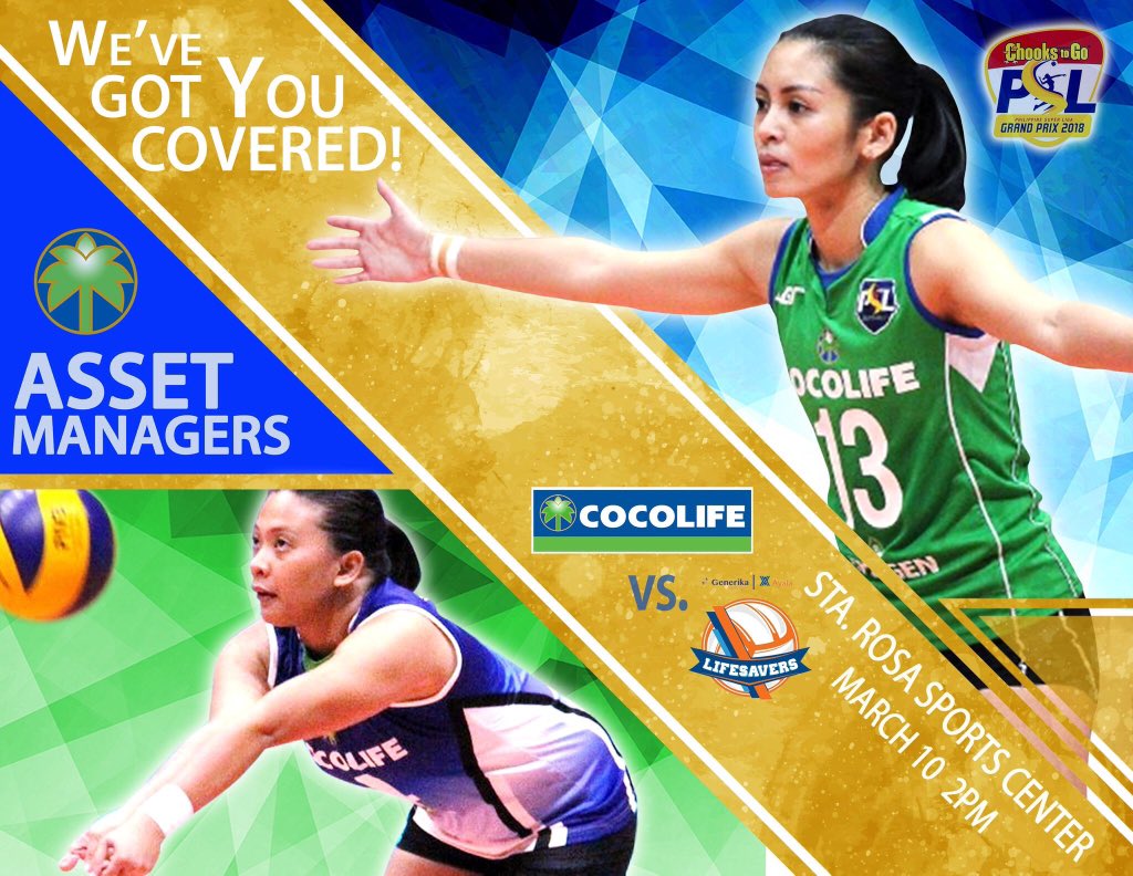 United_VC's tweet photo. Catch us tomorrow at the Sta. Rosa Sports Complex as we try to #GoForFour against the Generika-Ayala Lifesavers at 2pm. The game will be live on Aksyon, Hyper & via YouTube livestream. Delayed telecast on ESPN 5 ๐๐ #PSLGrandPrix2018 https://t.co/8FBNVbkLUX