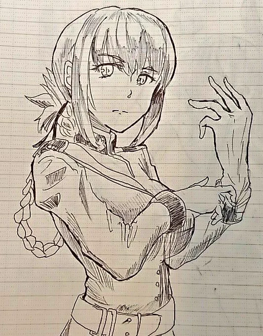 何かを始めるナイチンゲールさん描きました。 