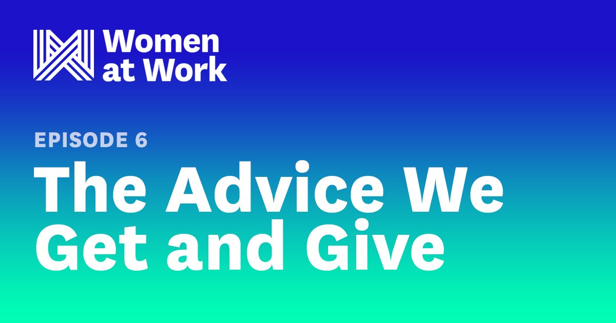 HarvardBiz's tweet photo. For the last episode of #WomenatWork (season one, at least), we talk to special guests @ariannahuff @tdufu @susanorlean @alisonwbeard and Ashleigh Shelby Rosette of @DukeFuqua about how women can negotiate, achieve more by doing less, and not burn out https://t.co/3MH4MzmDuV https://t.co/UBdxVIvOlS