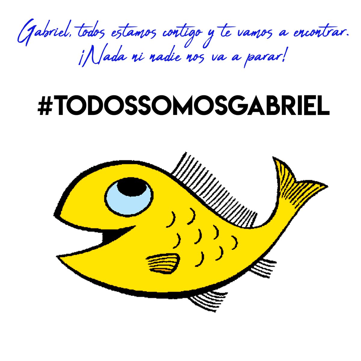 SOCIAL | #TodosSomosGabriel 
Gabriel, todos estamos contigo y te vamos a encontrar.
¡Nada ni nadie nos va a parar!