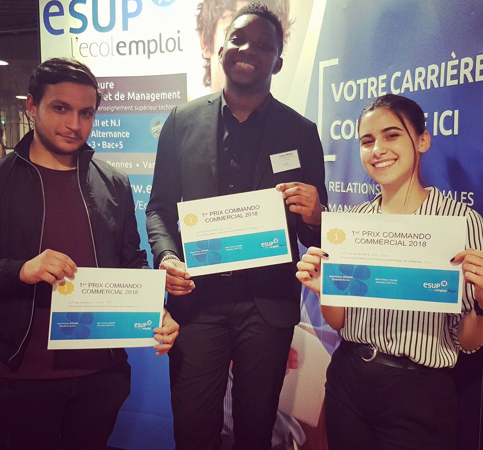 EsupParis's tweet photo. Challenge Commercial 2018 de l'@EsupParis ! Un beau succès ! Merci à nos partenaires et bravo à nos BTS !! https://t.co/vEzqPEqEDu