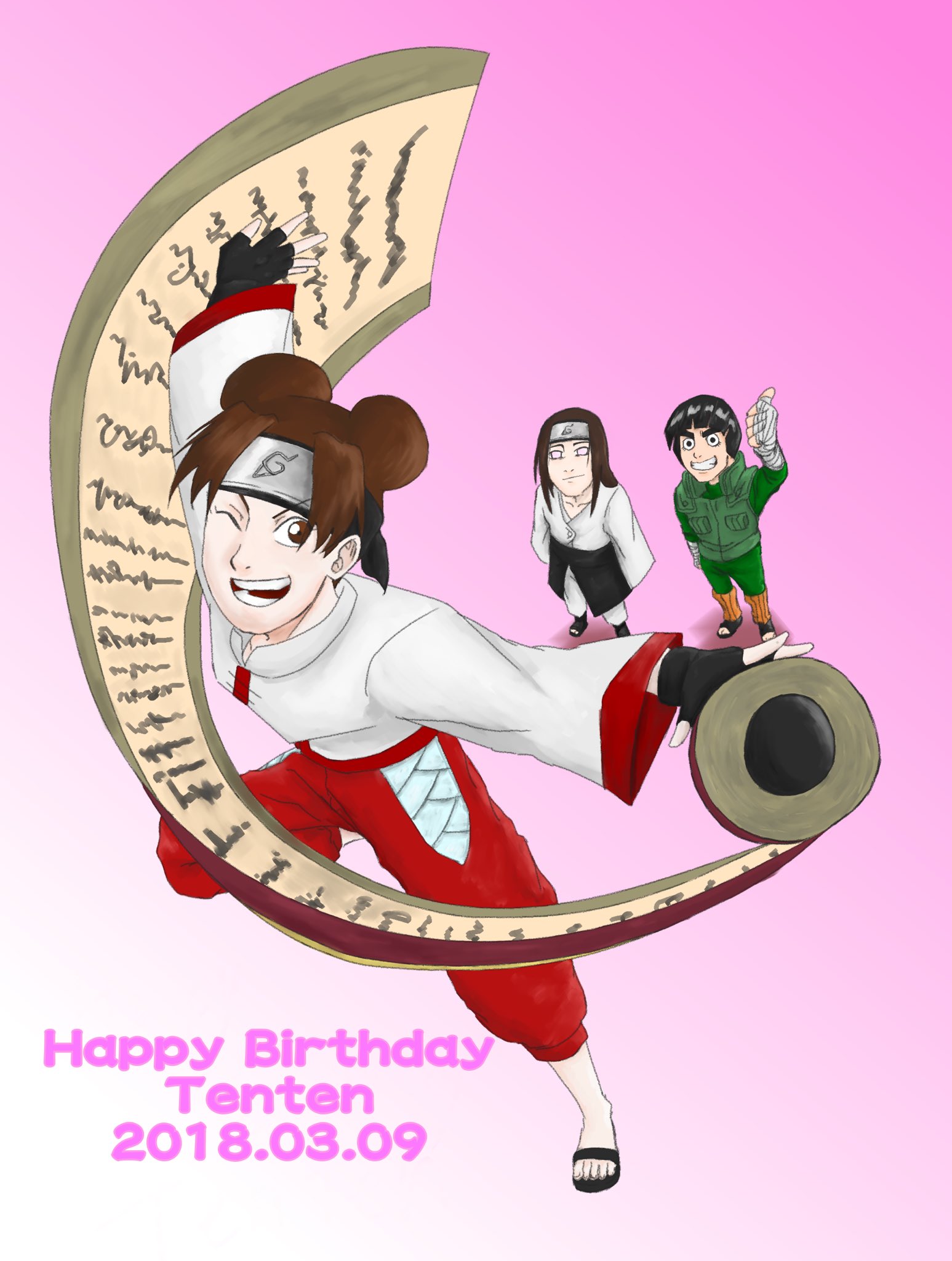 Miyavi テンテン お誕生日おめでとう テンテン生誕祭 テンテン生誕祭18 Naruto 日向ネジ テンテン ロック リー ガイ班 T Co Ql8qyubwtg Twitter