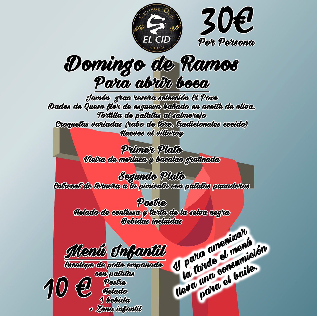 discocid's tweet photo. Reserva ya tu mesa Domingo de Ramos https://t.co/neCSdWIg6t