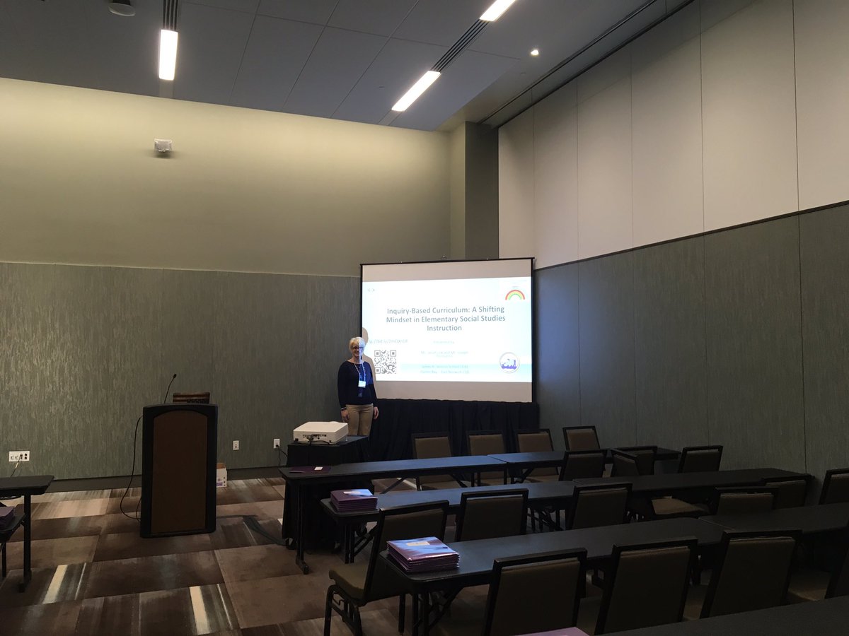 All ready to go! Inquiry-Based Curriculum: A Shifting Mindset in Elementary Social Studies Instruction at 9:25 in rm 2B! Let's bring back S.S. Education in the elementary grades! #NYSCSS18 <a href="/sro2102/">Sheena Jacob, Ed.D.</a> @FrancisEducates <a href="/VacchioValerie/">Valerie Vacchio, Ed.D.</a> <a href="/mulhall_l/">Lisa Mulhall</a> <a href="/LauraSSeinfeld/">Dr. Laura Seinfeld</a> <a href="/OBENSchools/">OBEN Schools</a> <a href="/NYSCSS/">NYSCSS</a>