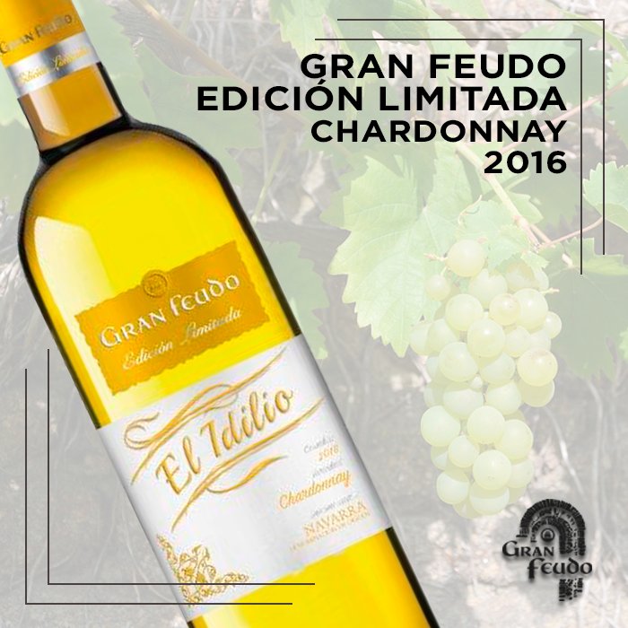 GranFeudo's tweet photo. Nuestro #GranFeudo Edición Limitada Chardonnay es un #vino de gran elegancia y complejidad. ¿Brindamos juntos para disfrutarlo? #vinotime #fichadecata #wine #winelover #winetasting #winetime #relaxingtime #lifestyle https://t.co/688DDZPRst
