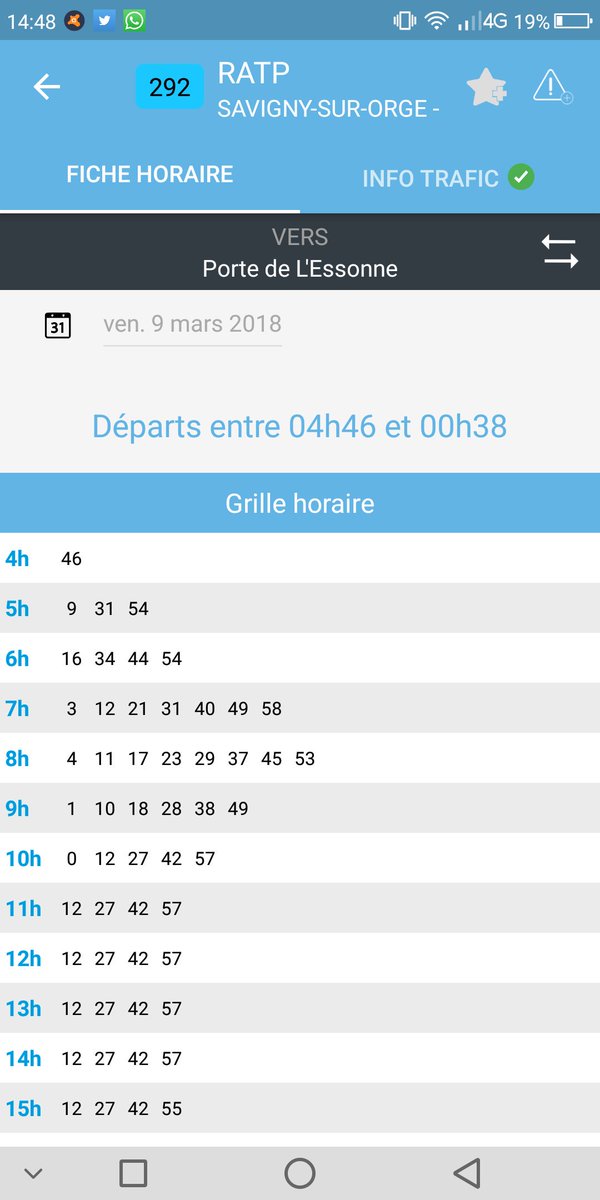 Micky91's tweet image. @ClientsRATP le bus 292 à l'arrêt ,Carnot RER en direction de la porte de l'Essonne a eu le bus de 14h12 volatilisé...contraint d'attendre celui de 14h27. Pouvez vous préciser la cause de cette régularisation de trafic? Merci #bus292