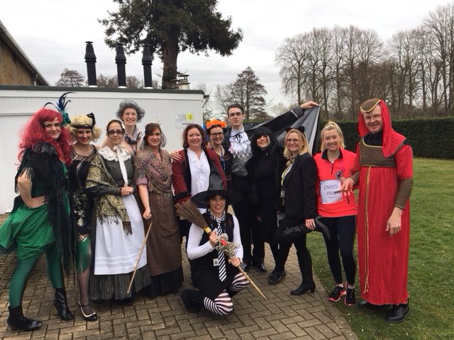 NotreDameCobham's tweet photo. Our fabulous #senior teachers looking a little different today! #WorldBookDay2018 #take2 https://t.co/B8FUszY5Fw