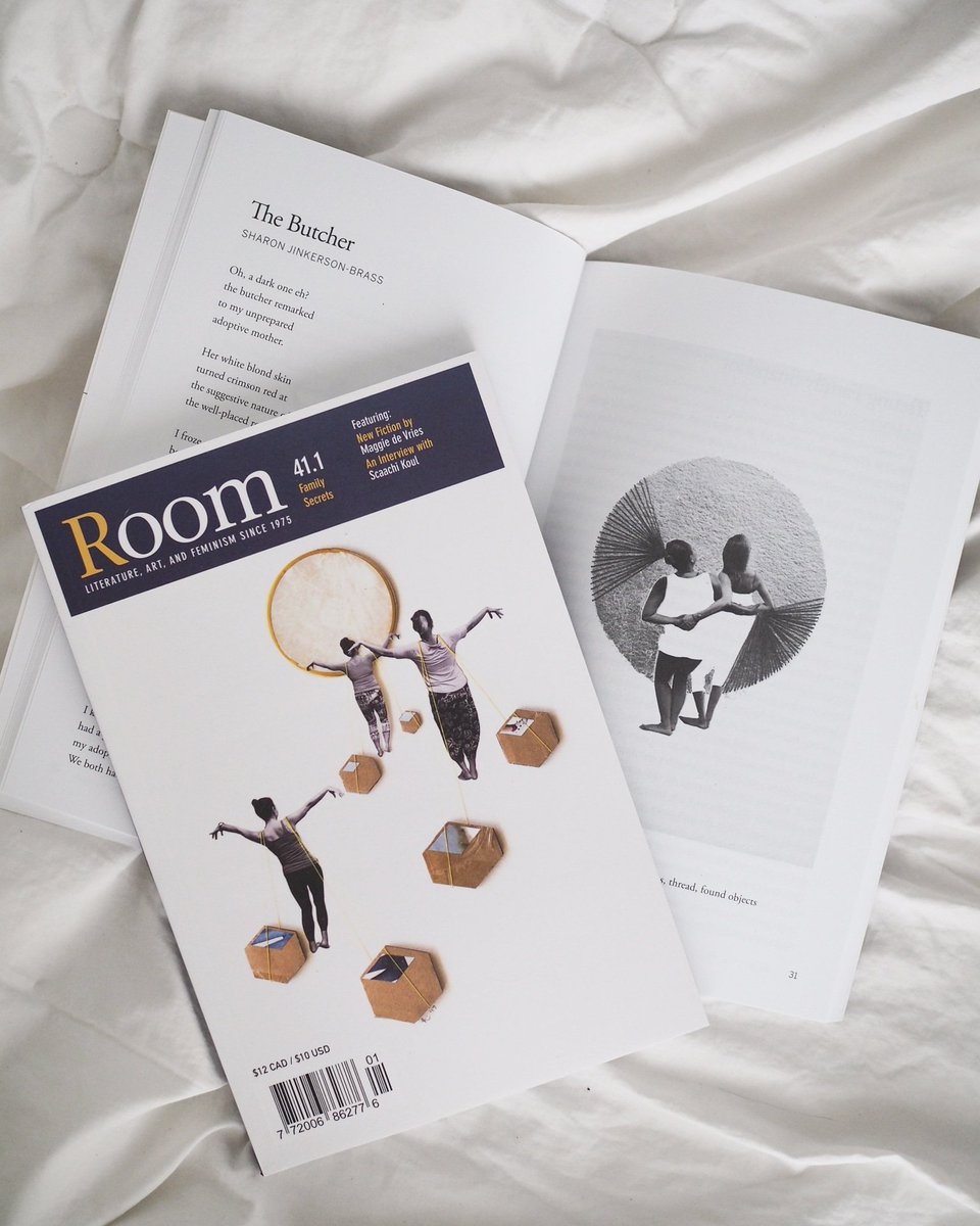 It's out in the world! Issue 41.1 of <a href="/RoomMagazine/">Room Magazine</a> featuring pieces from my Arrivants collage series is hitting newsstands now! Great time to support your local bookstores