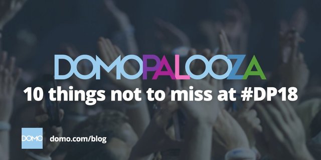 bmpgene's tweet photo. Domopalooza is almost here! Here are 10 things you won't want to miss at #DP18 https://t.co/VHPfZP7hKb https://t.co/yfbGsQ4l6G