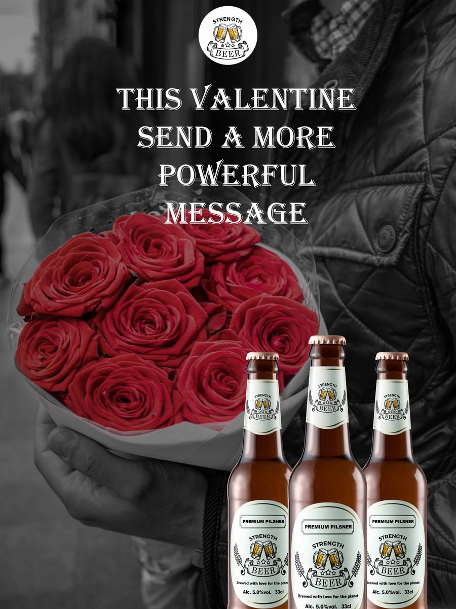StrengthBeer's tweet photo. This #ValentinesDay2018, send a more powerful message, with #StrengthBeer. #PowerfulStuff #EmpoweringYourWorld #SpreadTheLove. https://t.co/PeTyqQjnxY