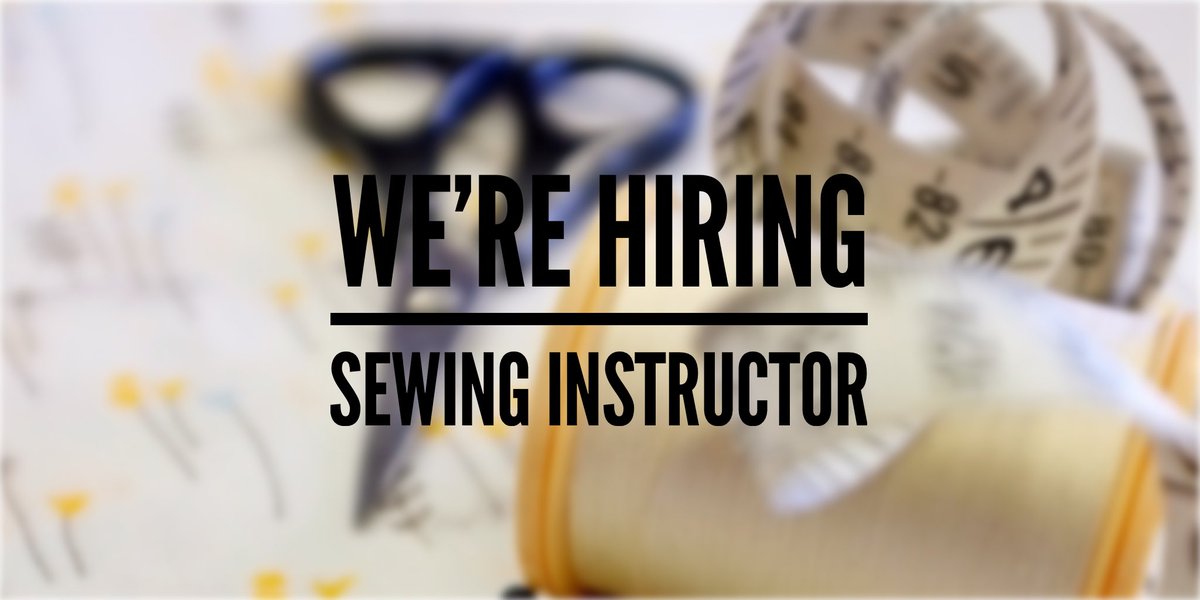 _sewcreative's tweet image. Sew Creative Needs You! 
  
We are interested in hearing from experienced dressmakers and seamstresses, who have a passion for working with (very lovely!) people. 
   
Head over to the new Jobs area on our website to see the full job description and how to apply.
 
#altrincham