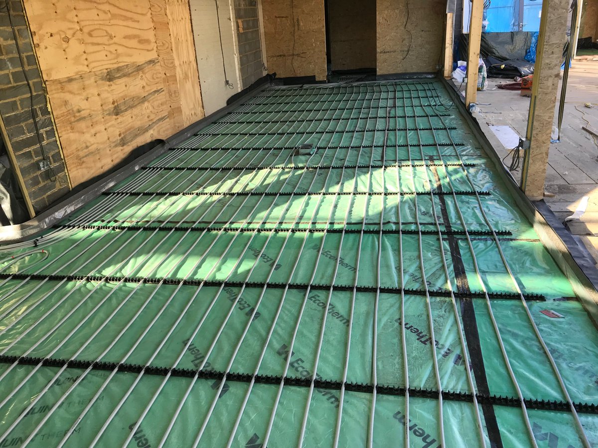 iBHeating's tweet photo. Underfloor heating modelled here by my glamorous assistant Gary https://t.co/pK1lwd9CPR