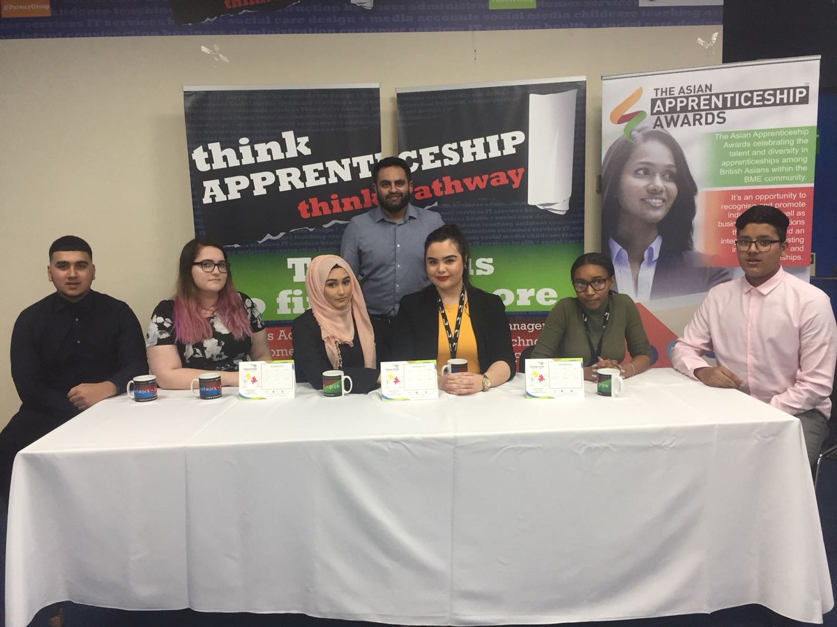 isamutlib's tweet image. A superb end to #NAW2018 #10kTalks. Brilliant morning panel with our apprentices today talking about their apprenticeship journey.
A huge thank you to Kasim, Rhiannon &amp;amp; Brad  for working this morning to set up the panel. And huge thank you to Saf for his guidance @Apprenticeships