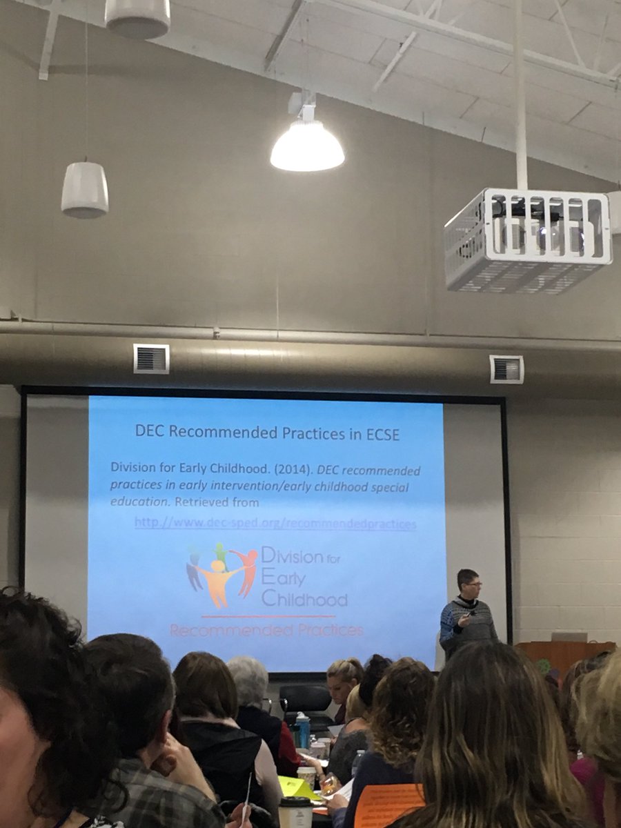 OhioDEC's tweet photo. Examining the DEC Recommended Practices in ECE #OhioDEC18 https://t.co/2X7mcQsiyH