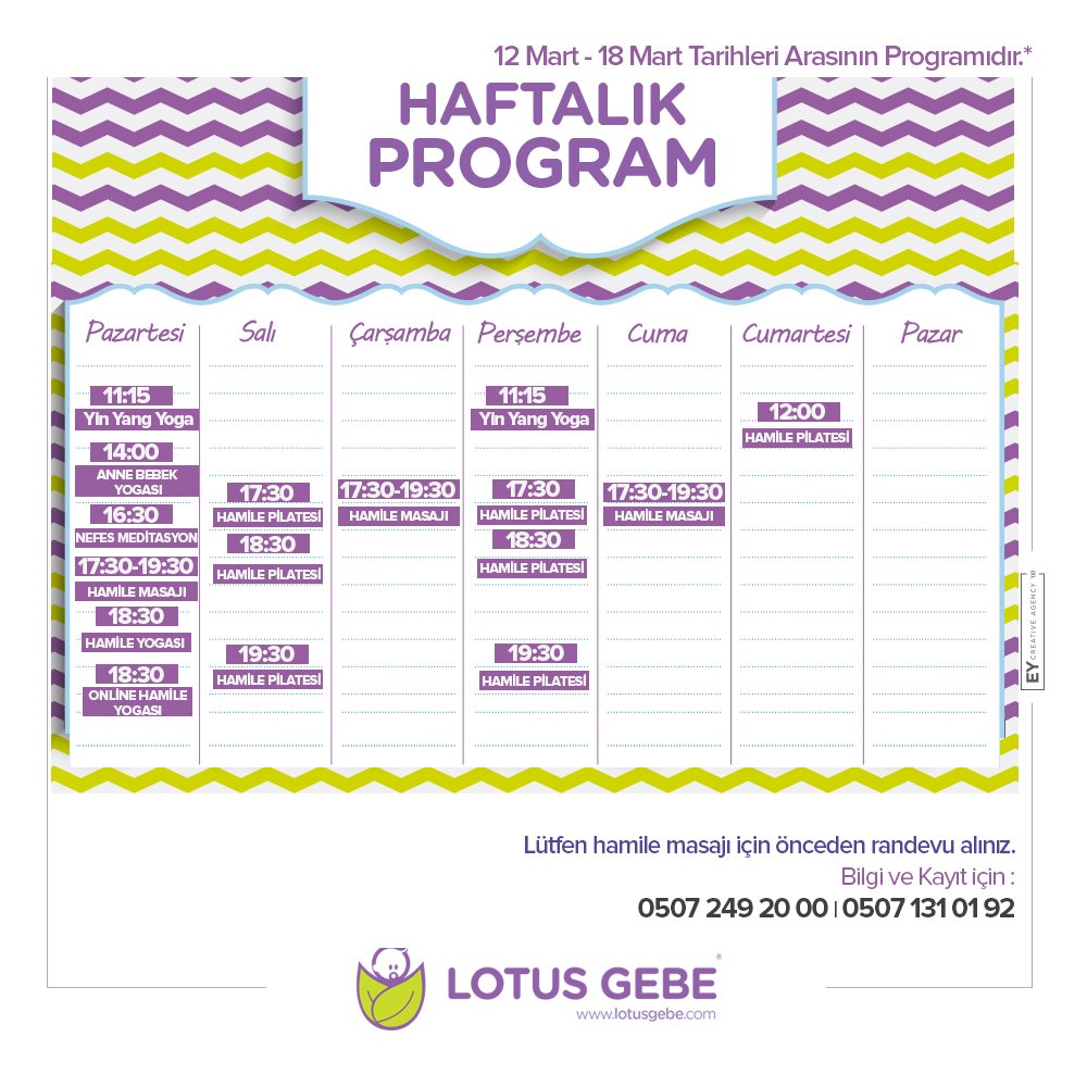 lotusgebe's tweet photo. Doğuma sağlıklı hazırlık sürecinde bu haftalık programımızdan haberiniz var mı? Tüm gebelerimize ve annelerimize iyi haftalar dileriz. Bilgi ve kayıt için 0507 249 20 00 - 0507 131 01 92 numaralarını arayabilir, Detaylı bilgiye web sitemizden bize ulaşabilirsiniz. https://t.co/OkPlv1gphP