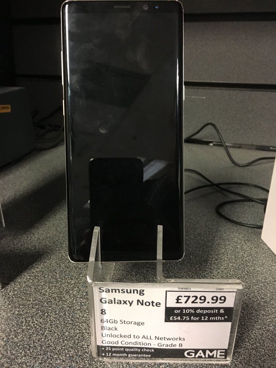 GAME_Lancaster's tweet photo. Quite possibly the nicest phone we have in store #GalaxyNote8 with a further £30 knocked off today and tomorrow only. #TechSaver https://t.co/TNxrStDNsn