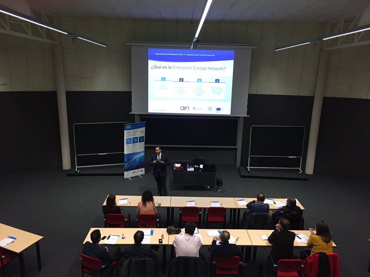 AIN_Navarra's tweet photo. Enterprise Europe Network y Horizonte 2020 interesan a las empresas navarras #EENain  @EEN_spain #EENcanHelp @EEN_EU #ActividadesAIN https://t.co/ODQMeInymZ https://t.co/oeQCrun8Kx