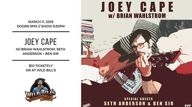 lifestyleyyc's tweet photo. THIS SUNDAY at Wild Bill's Ledgentary Saloon in Banff stop in and catch Joey Cape with live acoustic music! $10 tickets, doors open at 9pm! 201 Banff Ave. #Banff #yyceats #yycliving #lifestyleyyc #local #yycdrinks #Calgarylife #banfflife #banffave https://t.co/SiW0zbJdk3 https://t.co/kmMkqVFUxV