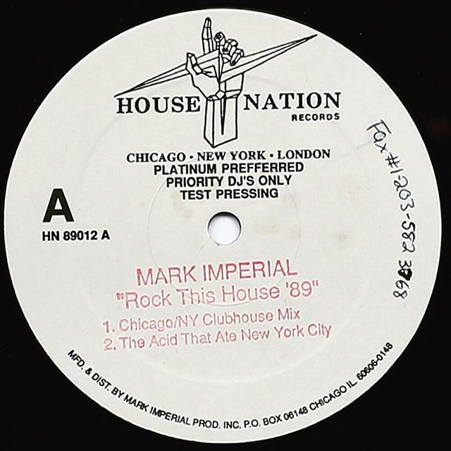 roundwax's tweet photo. acid that ate new york city 😵••• #markimperial #housenation #housenationrecords #testpressing #acidhouse #1989 #housemusic #testpress #vinyl #vinylrecord #recordlabel #vinylcollection #vinylclub #vinylcommunity #roundwax #instavinyl #vinyloftheday https://t.co/XgvoMCbnTW https://t.co/OLpTRbKltR