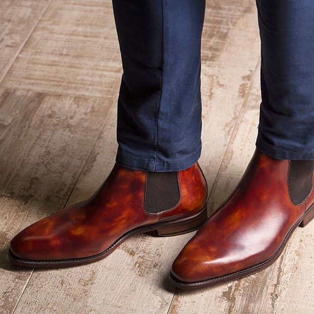 Meermin Shoes on Twitter: "The MTO Spring Casuals are here! Pictured above  our short chelsea boot #goodyearwelted on the Elton last made using the  stunning Gold Museum calf. Now live for a