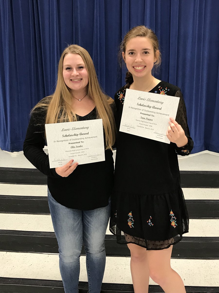 lewiselem1's tweet photo. Congrats Lewis alum PTSA scholarship winners Ella Swales and Sara Pepper! Proud of you!! https://t.co/JZEIC6VuTI