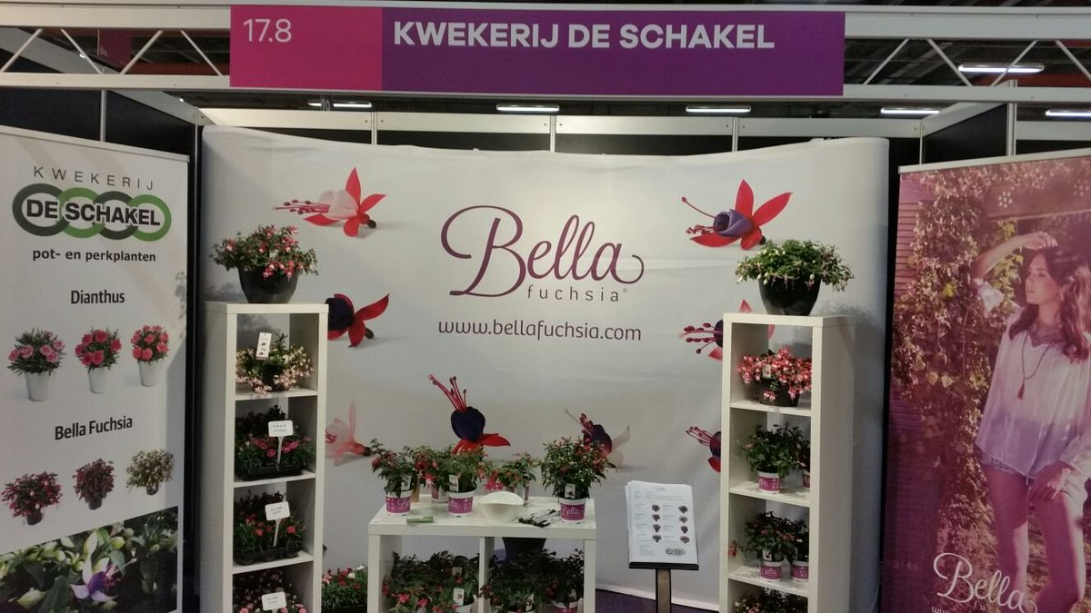 Volgende week staan we weer op de <a href="/FloraHolland/">Royal FloraHolland</a> Seasonal Trade Fair! Stand 16.14.
Hier laten wij ons voorjaarsaanbod #Fuchsia #Dianthus zien! 
Natuurlijk kun je ook terecht voor informatie m.b.t.  #Spathiphyllum #Dracaena