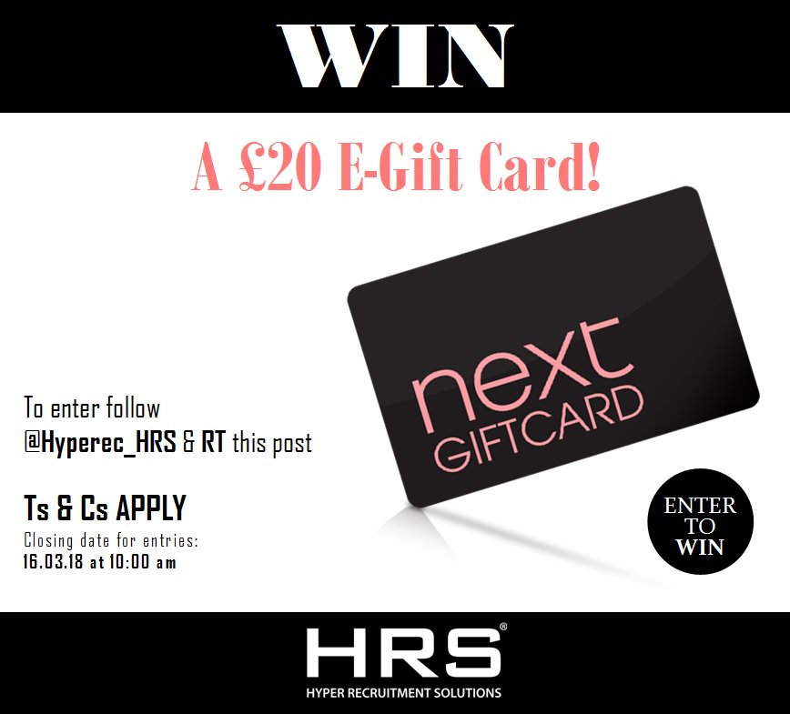 Hyperec_HRS's tweet image. #Competition #giveaway #WIN a £20 Next e-Gift Card! To be in with a chance, just RT and follow @Hyperec_HRS #gift #gadgets #home #electronics #MothersDay