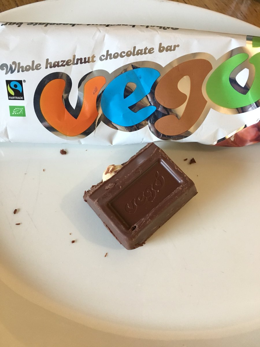Fair trade fortnight! Have you tried Vego the most delicious vegan chocolate bar with Hazelnuts? Yum Yum! #fairtrade #veganchocolate #vego