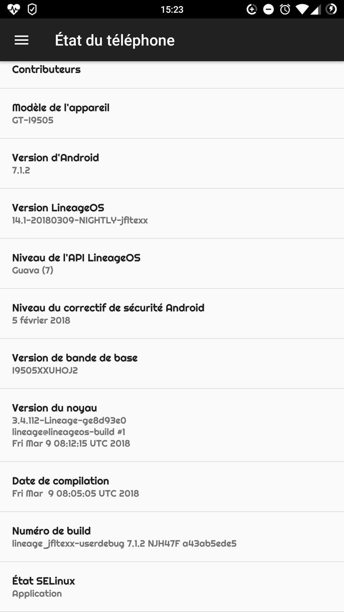 OunafFanou's tweet image. @LineageOS_ Still no 15.1 😩
#LineageOS 
#Nougat 
#RomManager 
#RootCheck 
#GalaxyS4