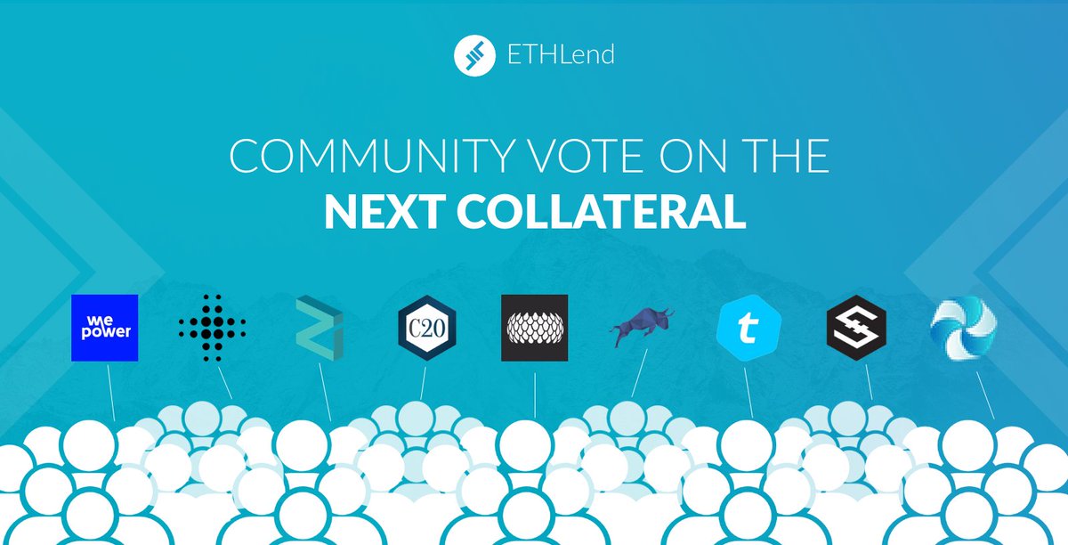 Want to unlock liquidity from your #CRYPTO20 #C20 token on ETHLend? Re-tweet this to vote and follow <a href="/ethlend1/">The Web Com</a> to make it count. Don’t forget to invite everyone to vote!
#NewCollateralVote  @CRYPTOtwenty blog.ethlend.io/the-community-…