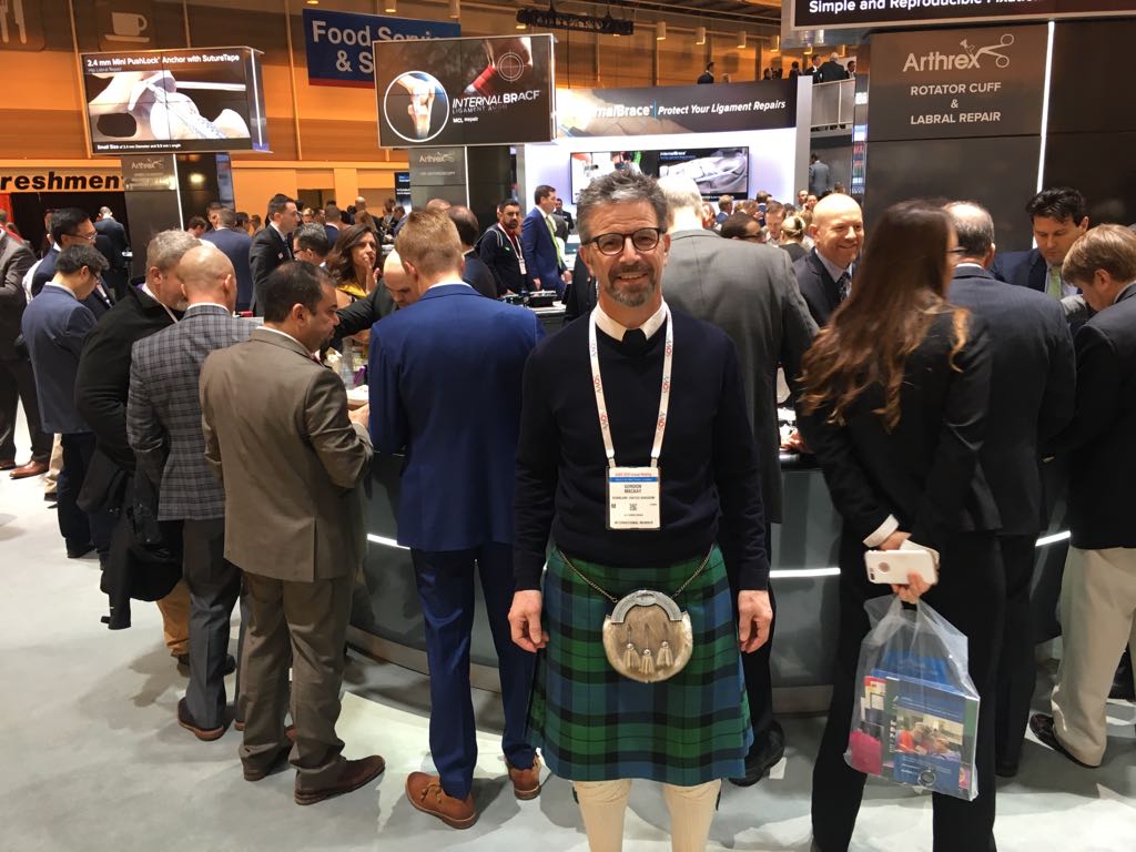 mackayclinic1's tweet photo. At #AAOS18 @Arthrex have created a fantastic booth which is already generating enormous interest. The #InternalBrace and it’s multiple applications for ligament repair are beautifully illustrated and displayed https://t.co/yjrnyZ1MJW