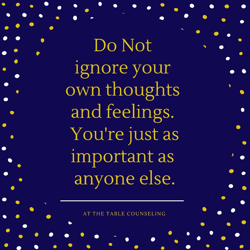 ATC_Counseling's tweet photo. You matter! Never let anyone convince you otherwise. https://t.co/GEgcirdTSS