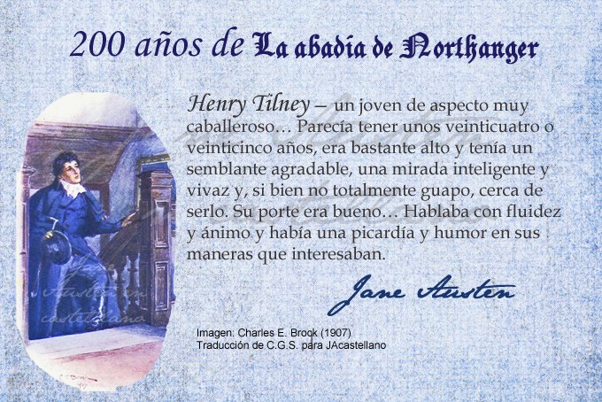 JAcastellano's tweet photo. #FridayCatherine #NorthangerAbbey #JaneAusten #NorthangerAbbey200 #HenryTilney, el héroe Ilustración de #CharlesEBrock https://t.co/PSklIqZcu1