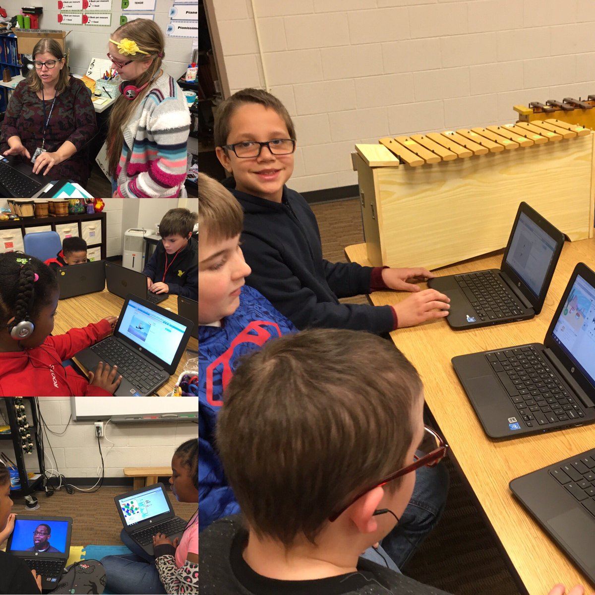 hreitDIS's tweet photo. . @cindyreeves62 combines tech and the arts in meaningful ways at @LeaphartElem! #CSFirst #STEAM #Lex5codes #Pridein5 #MIOSM https://t.co/QC9AhjcFjO