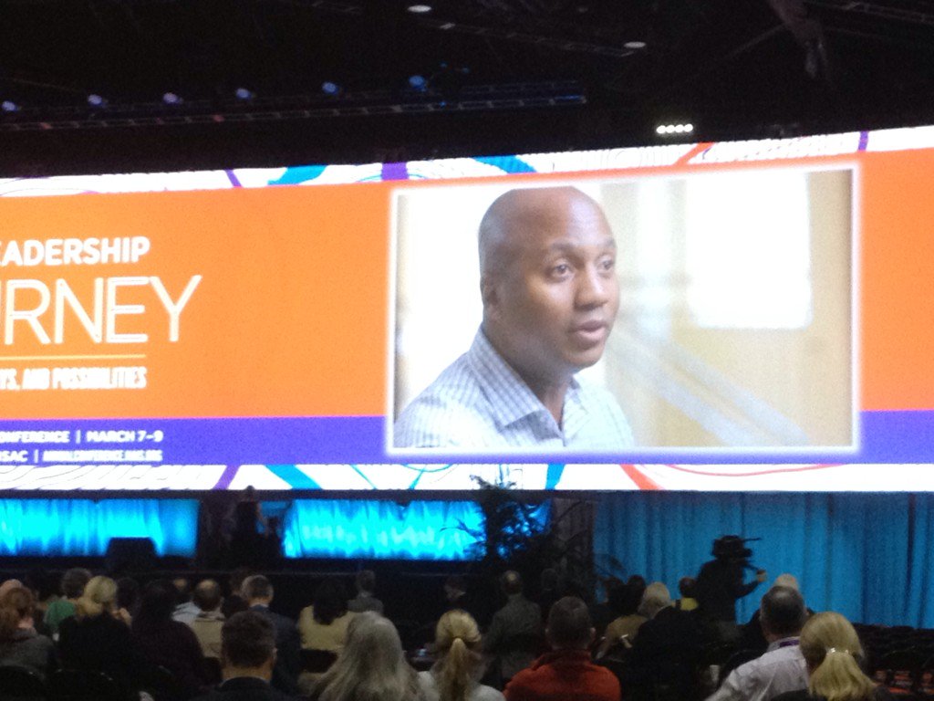 Look at this <a href="/trinityatl/">Trinity School</a> friendly face greeting us at #NAISAC #NAIS2018 !