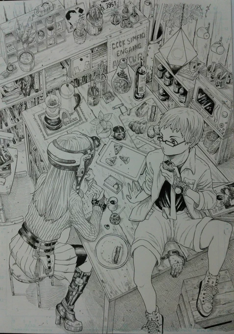 便乗タグ〜
線画すきです
#私の作品もっと沢山の人に広がれ祭り 