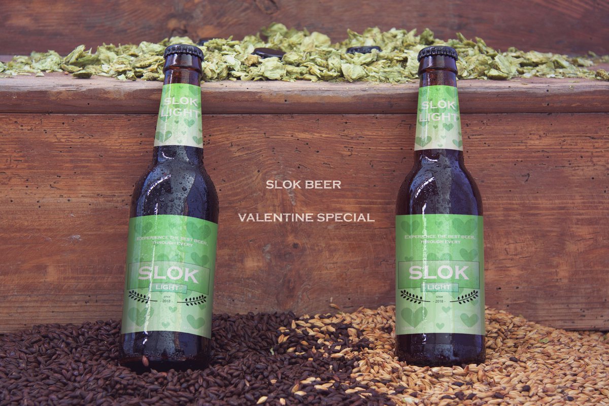 SlokBeer's tweet photo. Looking for a valentine that will never disappoint you? Get yourself a Slok Beer! P.S. Our labels now have a special valetine theme for a limited time, don't miss this opportunity and get yourself a Slok right now! #SlokBeer #ValentinesDay https://t.co/BLEdqebnLG