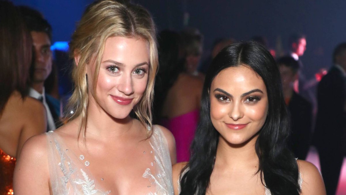 MTV's tweet photo. 🌸 @lilireinhart and @camilamendes share a powerful message after a magazine photoshopped images of them: https://t.co/7C7OpaEWpv https://t.co/bEZBGWpzMU
