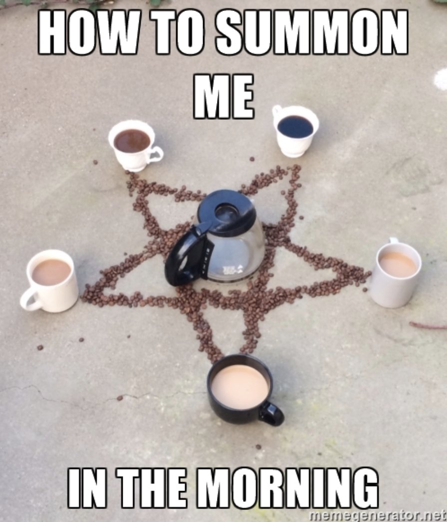 Carrie_D_Miller's tweet photo. Pretty much.
#AnotherTweetAboutCoffee #CoffeeLover #HappyFriday #Friyay #CoffeeBeforeAnythingElse https://t.co/god7dZqisA