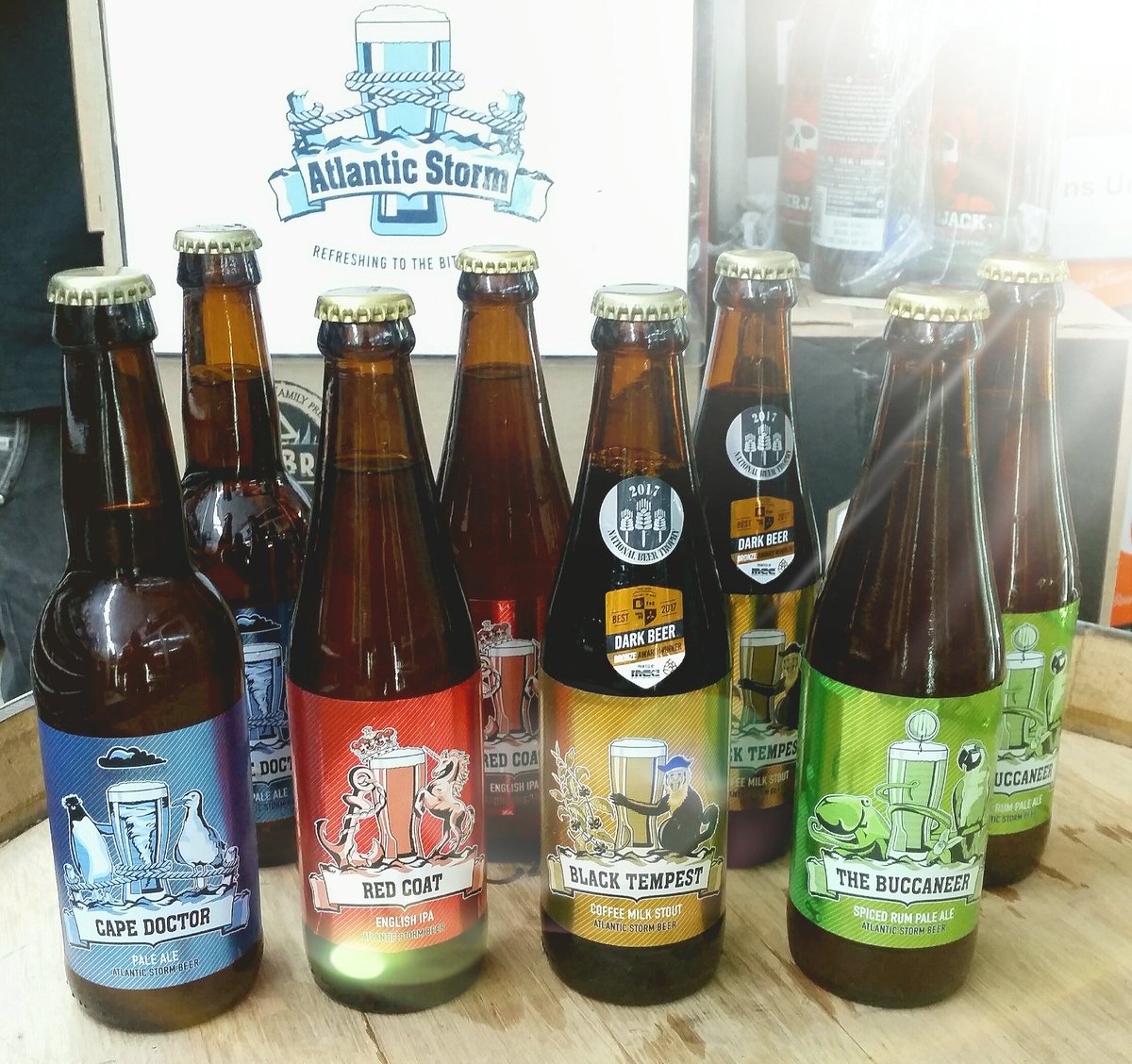 Get to <a href="/liquorcityclare/">Liquor City Claremont</a> now for <a href="/AtlanticStormZA/">Atlantic Storm Beer</a> beer tasting... including our multi award winning Black Tempest - Coffee Milk Stout! Here until 18h30 this evening! Best selection of craft beer, gin, whiskey and wine around!