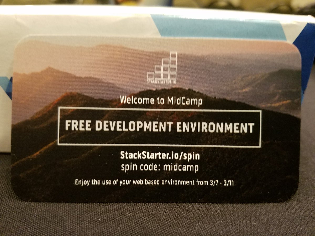 mmarz9's tweet photo. Hey @midwestcamp attendees we have free Stack Starter dev environments available for everyone.

Spin one up at https://t.co/JF46fh6jNg
Spin code: midcamp 

#stackstarter #Drupal #midcamp https://t.co/BDmJRpI7nB
