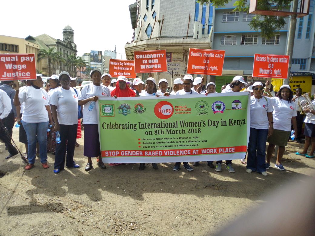 Knunkenya's tweet photo. Kenya National Union of Nurses treasurer Agnes Munderu , nurses and other union ladies join hundreds of women in marking International Women's Day celebrations held today in Nairobi County. Happy Women's Day! https://t.co/NmFkwOznDA