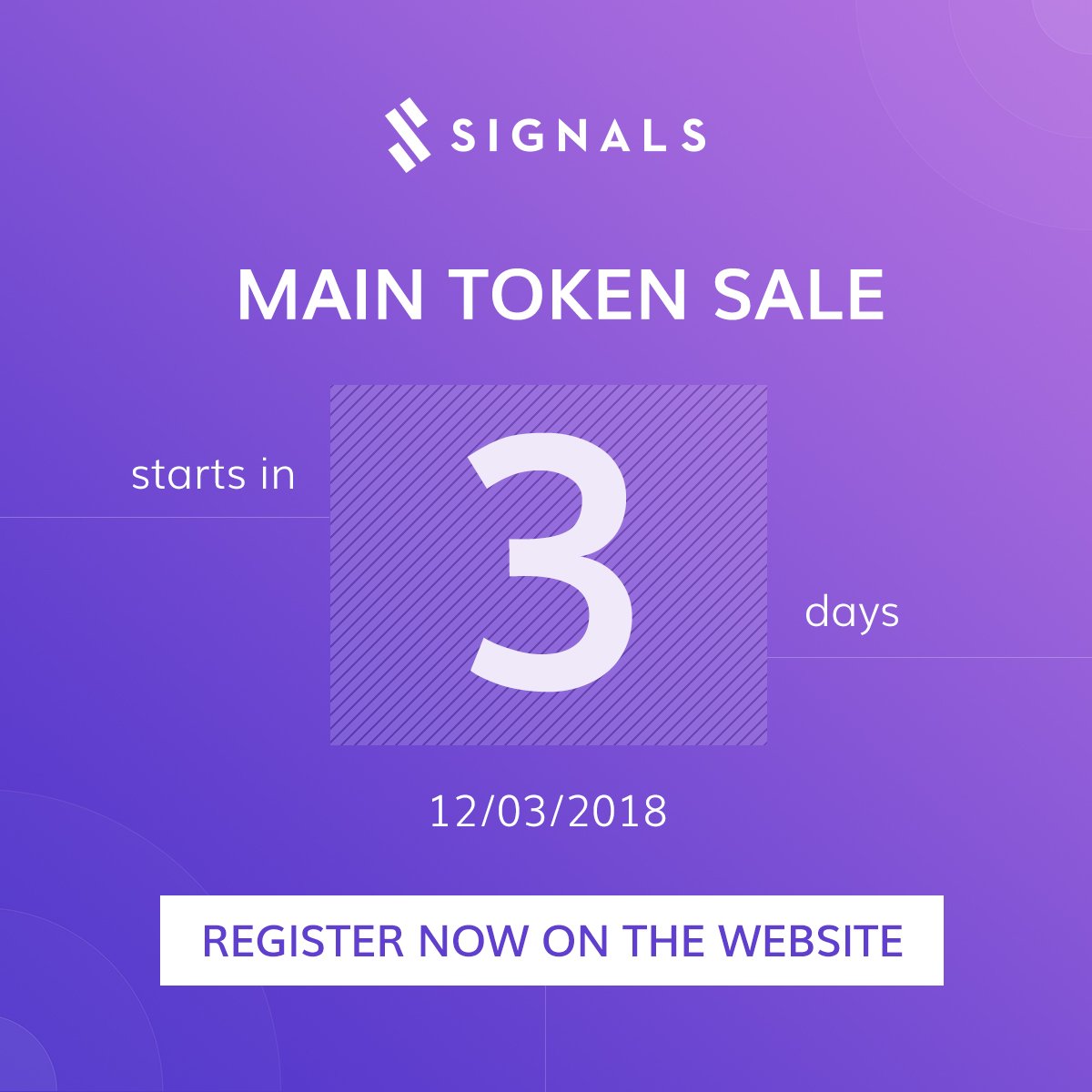 Signals_Network's tweet image. Who's excited?! The long wait is almost over. Register at signals.network/token-sale-reg… and join early to get a 15% discount 💜