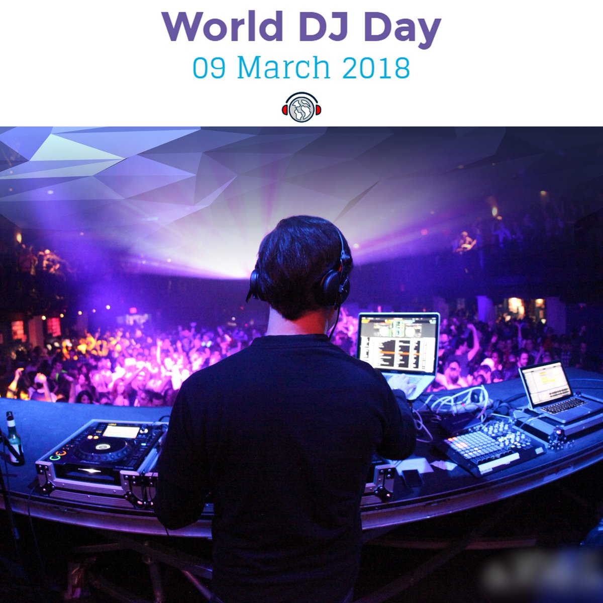 worlddjfund's tweet photo. Happy World DJ Day! / Feliz Día Mundial del DJ! / Bonne DJ Journée Mondiale! / Feliz dia internacional do DJ! #WorldDJDay https://t.co/0MyrANulmV
