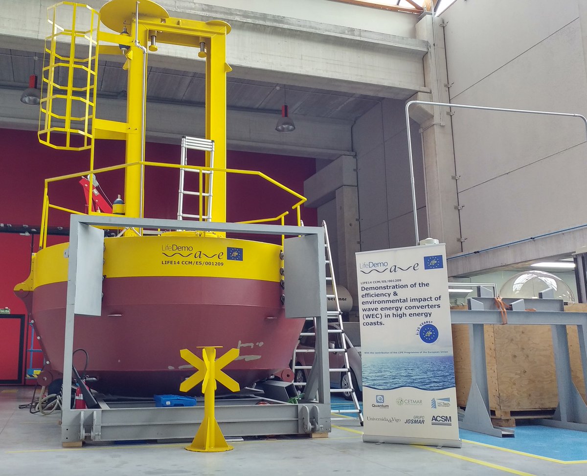 LifeDemowave's tweet photo. 3ª Visita de la Monitora del proyecto
#LifeDemoWave #WaveEnergy #buoy #EnergíasRenovables
#MitigaciónDelCambioClimático
#EnergíaUndimotriz
#Langosteira https://t.co/Cb8XX0qe8d