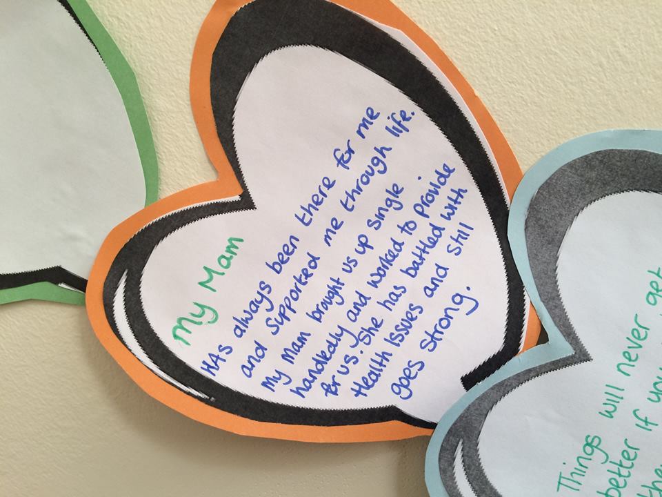 MyHarbour's tweet photo. Our @BigLotteryFund  Recovery Service has been busy celebrating International Women's Day yesterday. They've been preparing artwork about women who have inspired them, many choosing members of their own family. 
#internationalwomensday
#IWD2018 https://t.co/09PraCGxNu