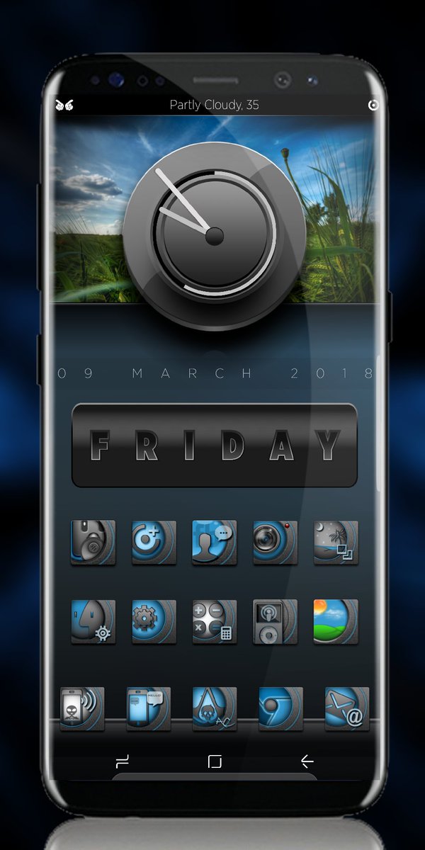 Fattone66's tweet photo. Today it's #BadXGen by @Ecko666 and this awesome #klwp by @spencerdawson3. https://t.co/K2iWetX8gI