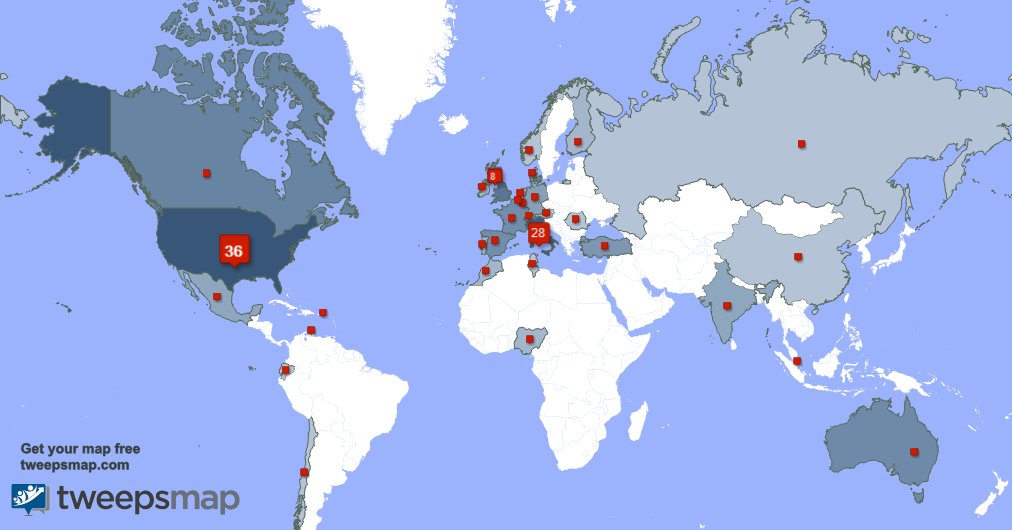 AttacsProject's tweet image. My followers live in USA (34%), Italy(26%)... Get your free map: tweepsmap.com/!AttacsProject