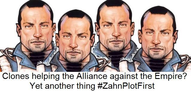 rebelrealcanon's tweet photo. #HappyFriday from the #trEU #StarWars #realcanon
You know #ZahnPlotFirst . . . every time. #FridayReads https://t.co/aC7D37XIS2